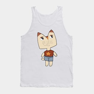 Cartoon, funny kitten boy Tank Top